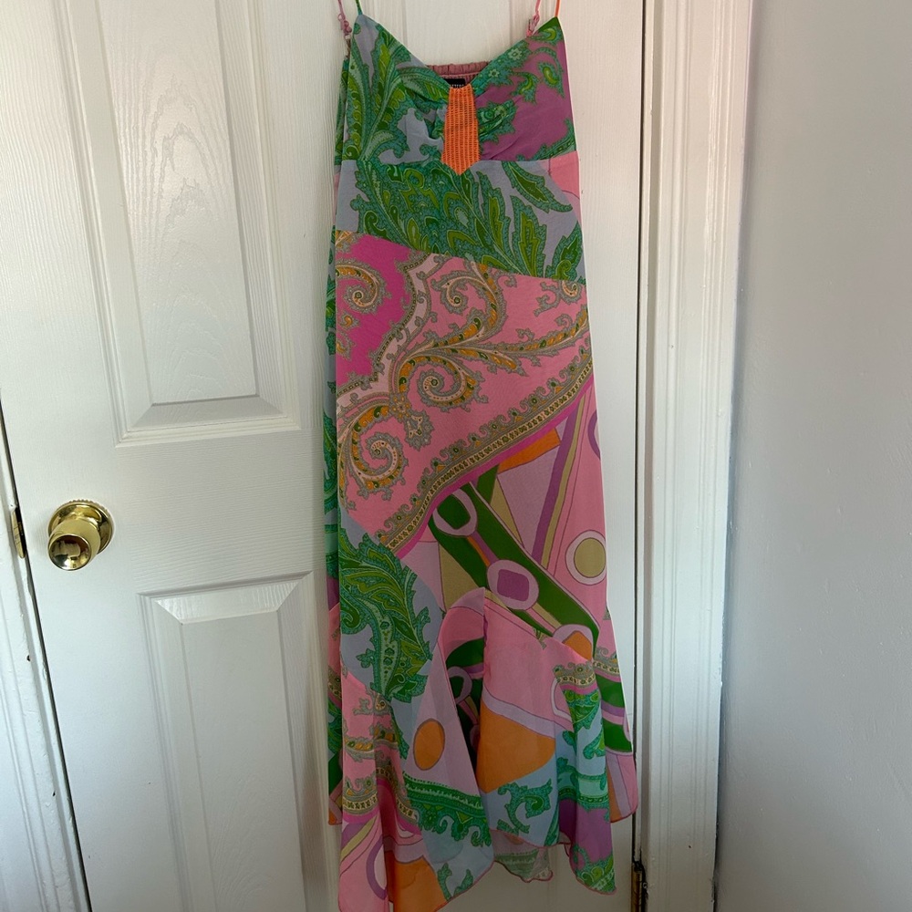 Urban Outfitters tropical floral midi dress